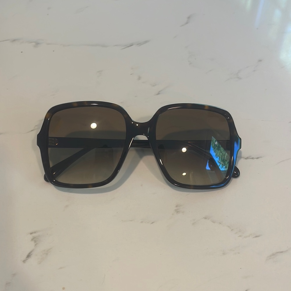 GIVENCHY 55mm tortoise sunglasses